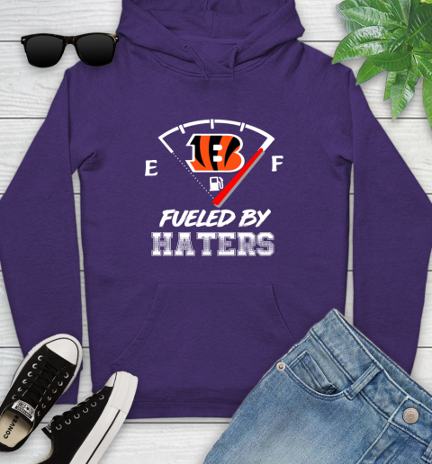 Cincinnati Bengals NFL Football Fueled By Haters Sports Youth Hoodie 5