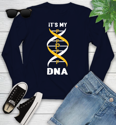 Pittsburgh Pirates MLB Baseball It's My DNA Sports Youth Long Sleeve 2