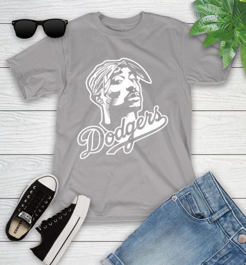 Tupac Dodgers Youth T-Shirt 4