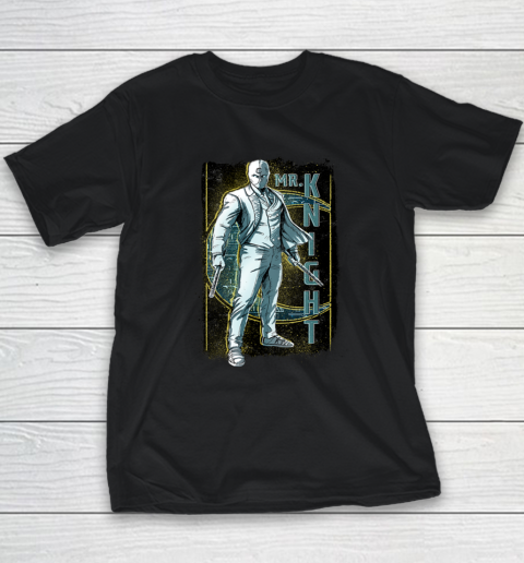Marvel Moon Knight Mr Knight Batons and Crescent Moon Youth T-Shirt