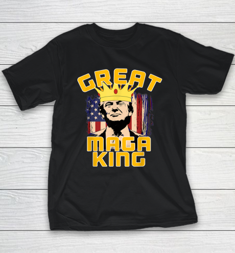 GREAT MAGA KING  Pro Trump Youth T-Shirt