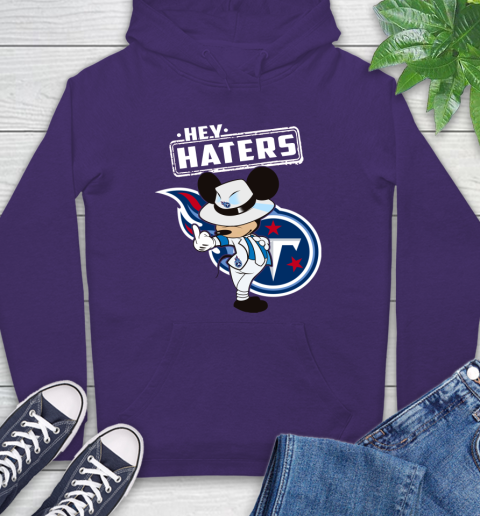NFL Hey Haters Mickey Football Sports Tennessee Titans Hoodie 5