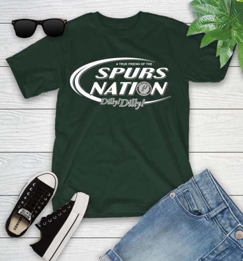 NBA A True Friend Of The San Antonio Spurs Dilly Dilly Basketball Sports Youth T-Shirt 5