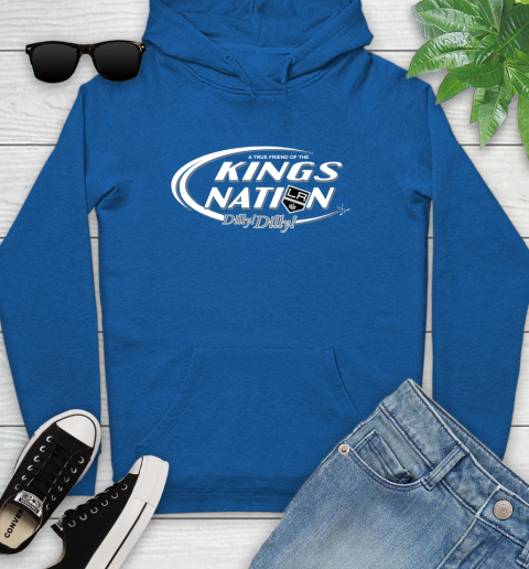 NHL A True Friend Of The Los Angeles Kings Dilly Dilly Hockey Sports Youth Hoodie 11