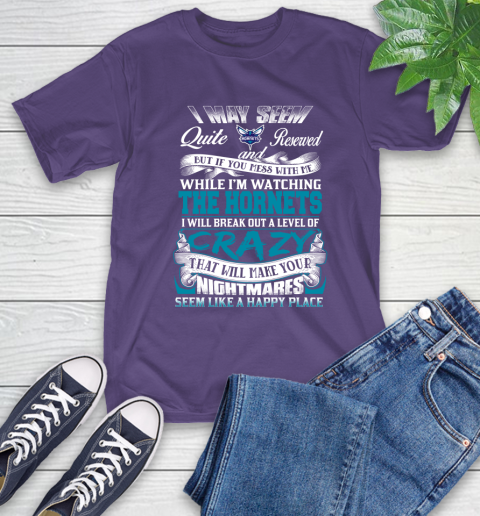 Charlotte Hornets NBA Basketball Don't Mess With Me While I'm Watching My Team T-Shirt 5