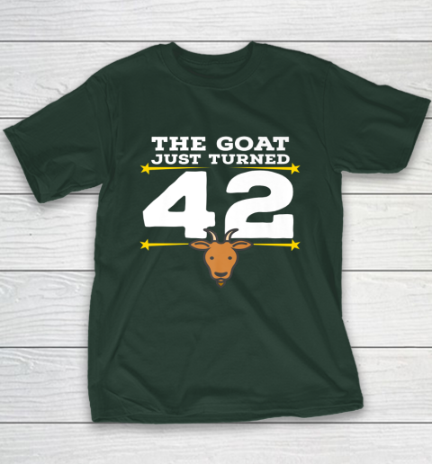 The Goat Just Turned 42 42nd Birthday Goat Youth T-Shirt 11