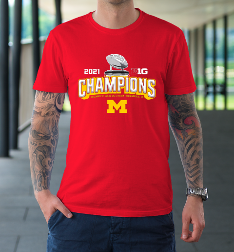 Michigan Big Ten 2021 East Division Champions T-Shirt 16