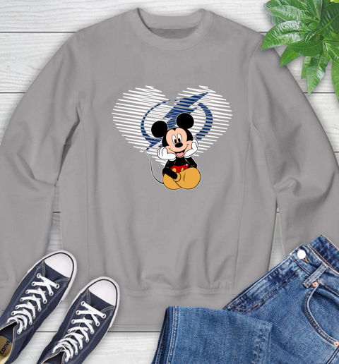 NHL Tampa Bay Lightning The Heart Mickey Mouse Disney Hockey Sweatshirt 5