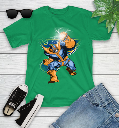 St.Louis Blues NHL Hockey Thanos Avengers Infinity War Marvel Youth T-Shirt 8