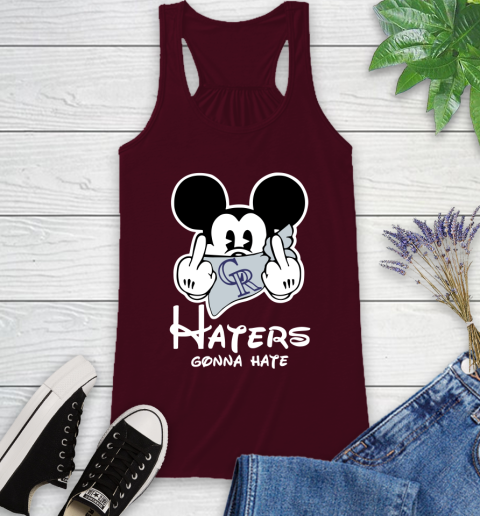 MLB Colorado Rockies Gonna Hate Mickey Mouse Disney Baseball T Shirt_000 Racerback Tank 2
