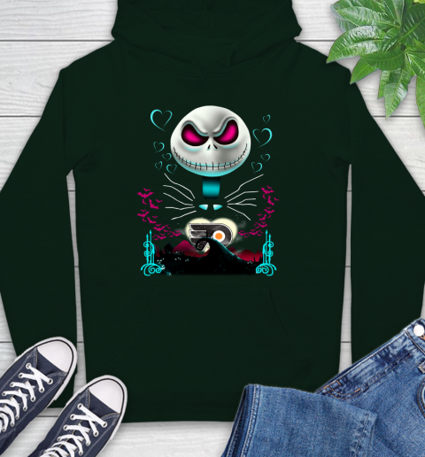 NHL Philadelphia Flyers Jack Skellington Sally The Nightmare Before Christmas Hockey Hoodie 12