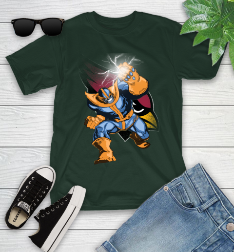 Arizona Cardinals NFL Football Thanos Avengers Infinity War Marvel Youth T-Shirt 5