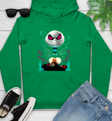 MLB Boston Red Sox Jack Skellington Sally The Nightmare Before Christmas Baseball Youth Hoodie 9