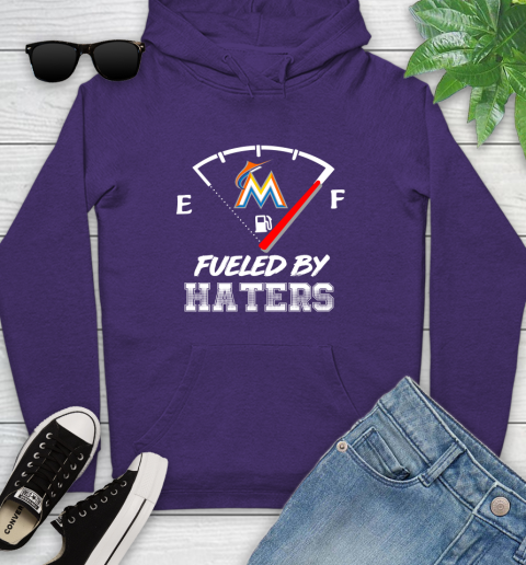 Miami Marlins MLB Baseball Fueled By Haters Sports Youth Hoodie 6 Miami Marlins MLB Baseball Fueled By Haters Sports Youth Hoodie - Image 6
