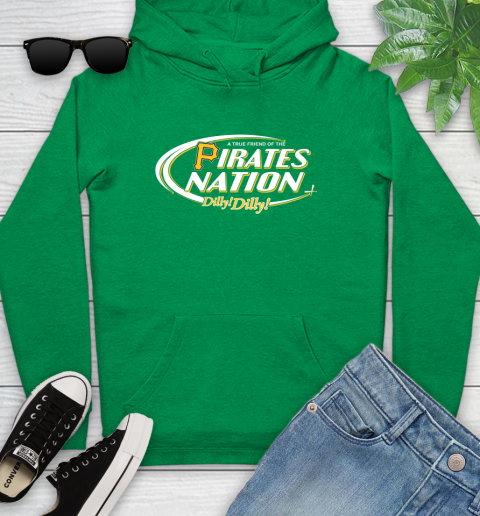 MLB A True Friend Of The Pittsburgh Pirates Dilly Dilly Baseball Sports Youth Hoodie 9