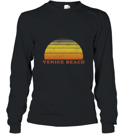 Venice Beach Retro Vintage T Shirt 70s Throwback Surf Tee Long Sleeve