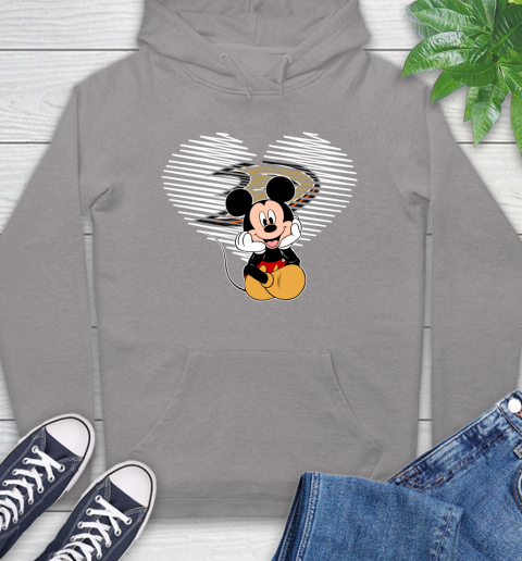 NHL Anaheim Ducks The Heart Mickey Mouse Disney Hockey Hoodie 6