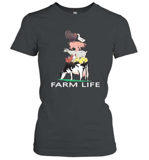 Cow Pig Chicken Goat Turkey Duck Farm Animals Week T Shirt Women T-Shirt