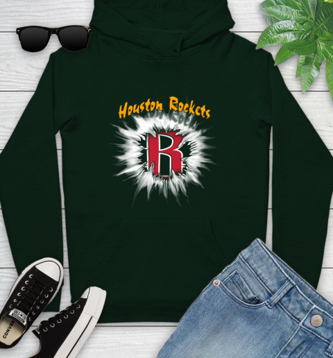 Houston Rockets NBA Basketball Rip Sports Youth Hoodie 14