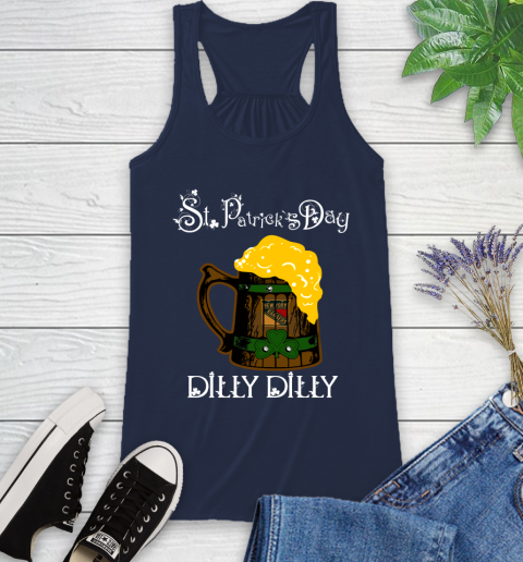 NHL New York Rangers St Patrick's Day Dilly Dilly Beer Hockey Sports Racerback Tank 9