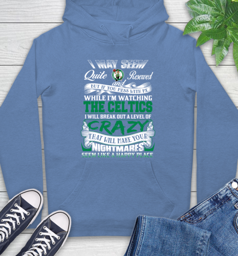Boston Celtics NBA Basketball Don't Mess With Me While I'm Watching My Team Hoodie 11