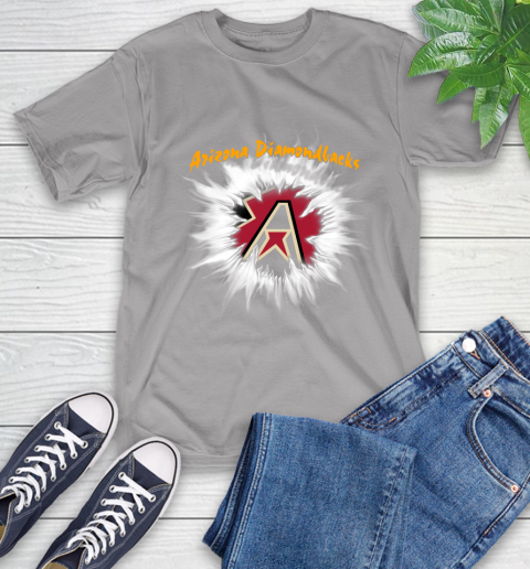 Arizona Diamondbacks MLB Baseball Adoring Fan Rip Sports T-Shirt 6