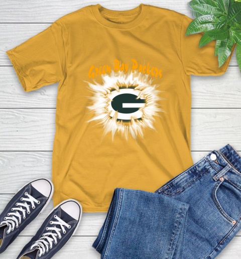 Green Bay Packers NFL Football Adoring Fan Rip Sports T-Shirt 2