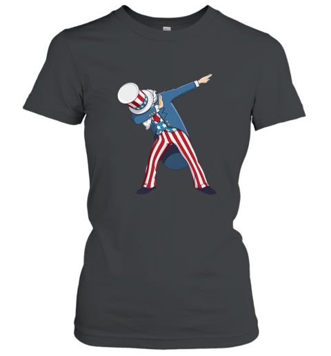 The Dab Abraham Lincoln With Hat Patriotic  Funny 4th July Women T-Shirt