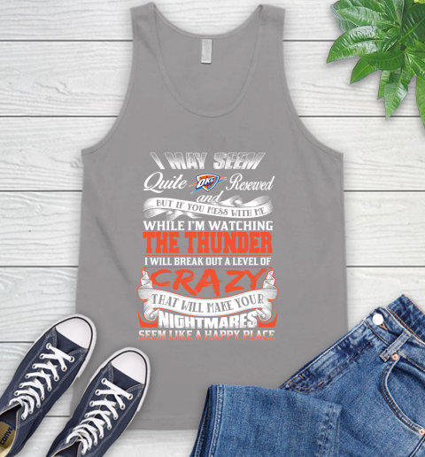 Oklahoma City Thunder NBA Basketball Don't Mess With Me While I'm Watching My Team Tank Top 3