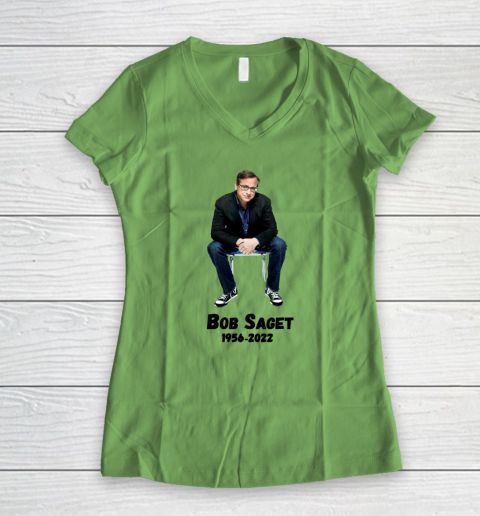 Bob Saget 1956  2022 Women's V-Neck T-Shirt 4