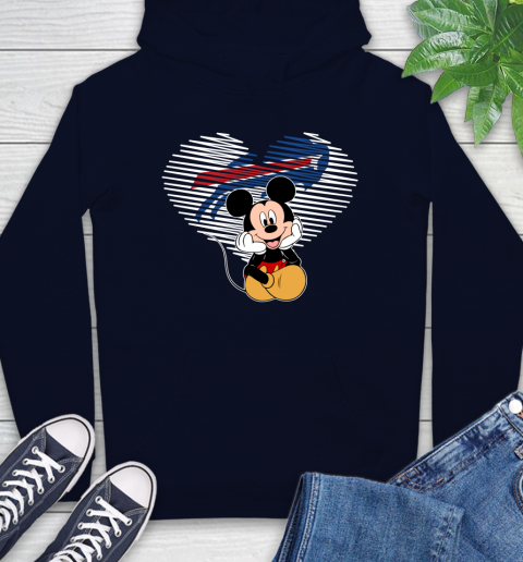 NFL Buffalo Bills The Heart Mickey Mouse Disney Football T Shirt_000 Hoodie 3