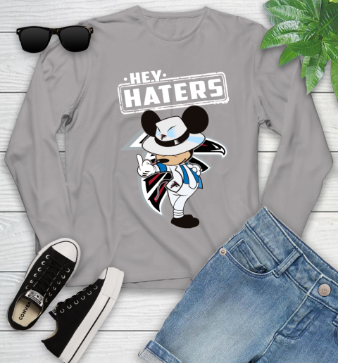 NFL Hey Haters Mickey Football Sports Atlanta Falcons Youth Long Sleeve 5