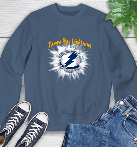 Tampa Bay Lightning NHL Hockey Adoring Fan Rip Sports Sweatshirt 8