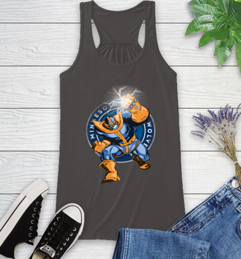 Minnesota Timberwolves NBA Basketball Thanos Avengers Infinity War Marvel Racerback Tank 11