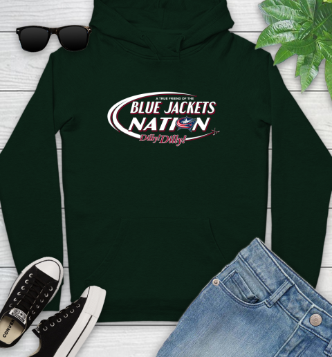 NHL A True Friend Of The Columbus Blue Jackets Dilly Dilly Hockey Sports Youth Hoodie 14
