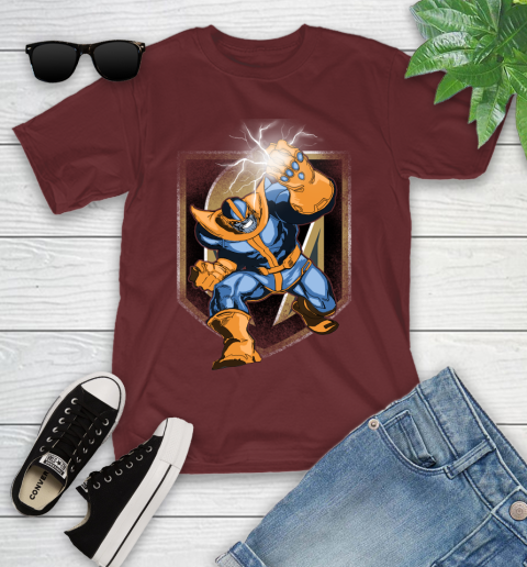 Vegas Golden Knights NHL Hockey Thanos Avengers Infinity War Marvel Youth T-Shirt 14