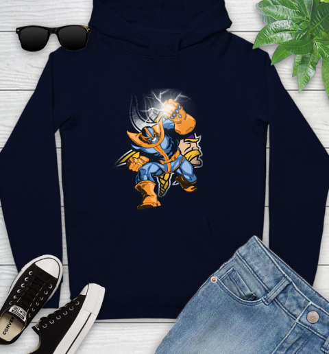 Minnesota Vikings NFL Football Thanos Avengers Infinity War Marvel Youth Hoodie 3
