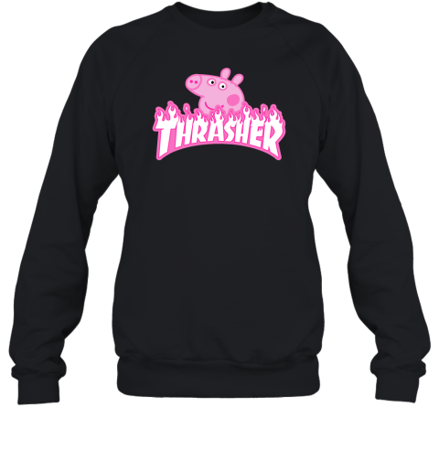 thrasher shirt with peppa pig