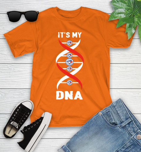 Toronto Blue Jays MLB Baseball It's My DNA Sports Youth T-Shirt 9