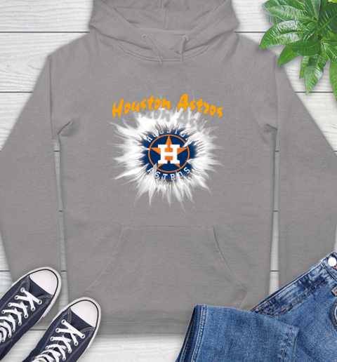 Houston Astros MLB Baseball Adoring Fan Rip Sports Hoodie 6