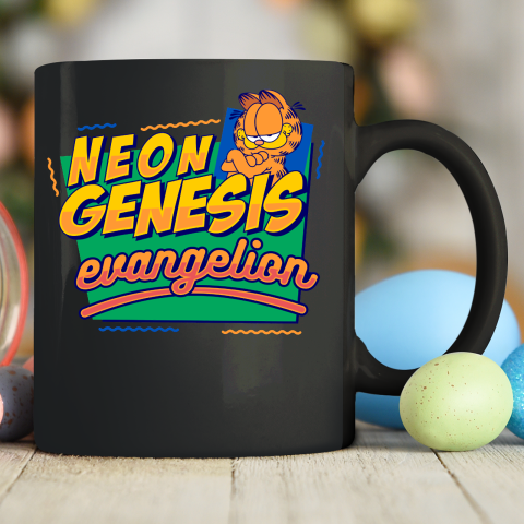 Neon Genesis Evangelion Garfield Ceramic Mug 11oz