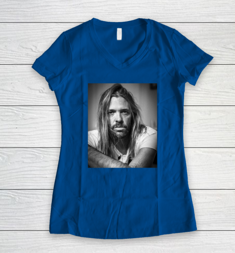 Taylor Hawkins Shirt Foo Fighter Women's V-Neck T-Shirt 5
