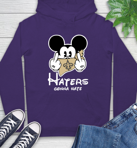 NFL New Orleans Saints Haters Gonna Hate Mickey Mouse Disney Football T Shirt Hoodie 5