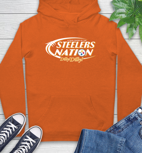 NFL A True Friend Of The Pittsburgh Steelers Dilly Dilly Football Sports Hoodie 4