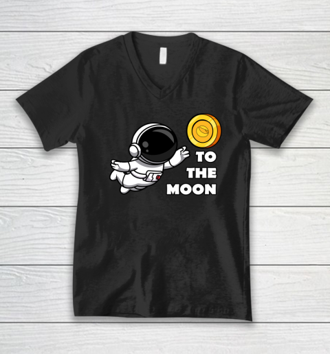 Terra Luna Crypto Shirt To The Moon Astronaut V-Neck T-Shirt