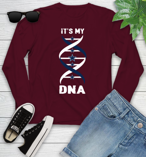 Dallas Cowboys NFL Football It's My DNA Sports Youth Long Sleeve 6