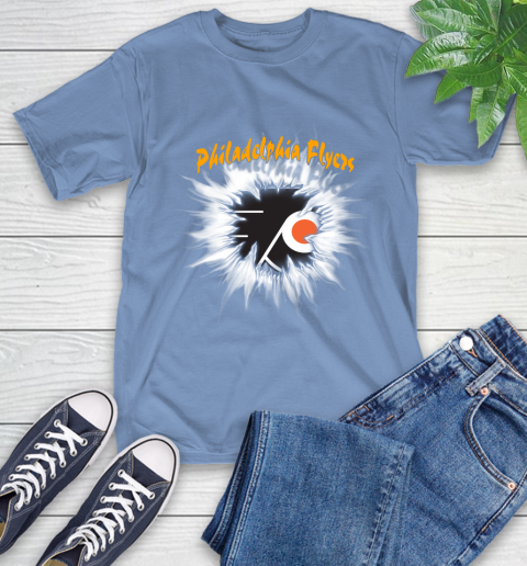 Philadelphia Flyers NHL Hockey Adoring Fan Rip Sports T-Shirt 12