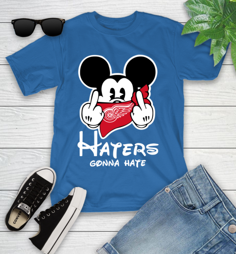 NHL Dallas Stars Haters Gonna Hate Mickey Mouse Disney Hockey T Shirt Youth T-Shirt 12