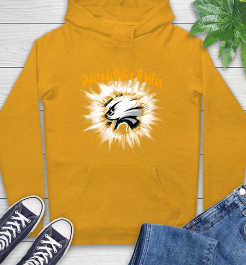 Philadelphia Eagles NFL Football Adoring Fan Rip Sports Hoodie 2