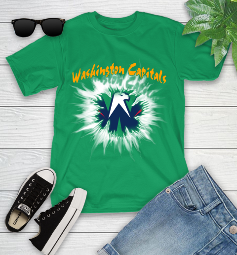 Washington Capitals NHL Hockey Adoring Fan Rip Sports Youth T-Shirt 8